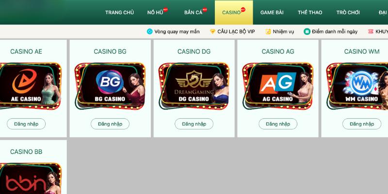 Sảnh casino hội tụ dàn dealer xinh đẹp